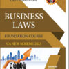 Business Laws Foundation Course CA New Scheme 2023-Dr. PT Giridharan/P.T. Padmanabh