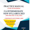 Practice Manual CA Intermediate New Syllabus 2023 Corporate And Other Laws-Dr. PT Giridharan/P.T. Padmanabh