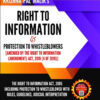 Right to Information & Protection To Whistleblowers-Dr. Krishna Pal Malik