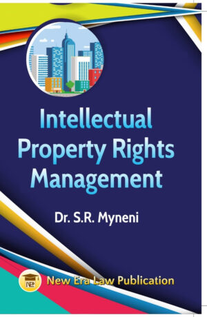 Intellectual Property Rights Management-Dr.S.R. Myneni