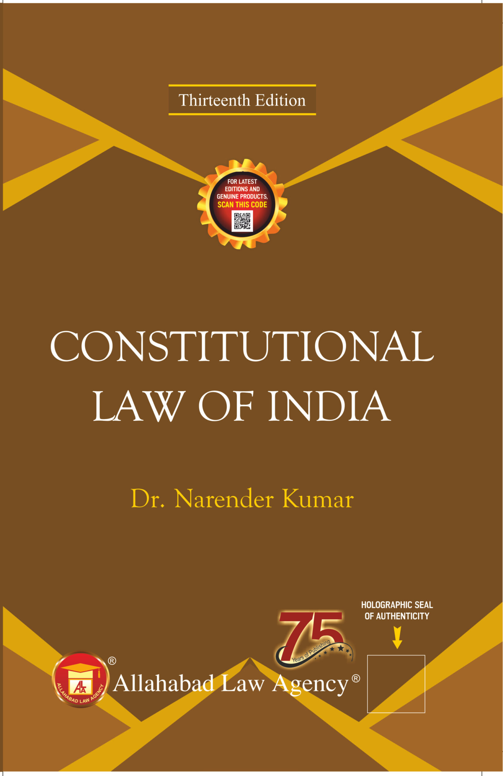 Constitutional Law of India - Dr.Narender Kumar