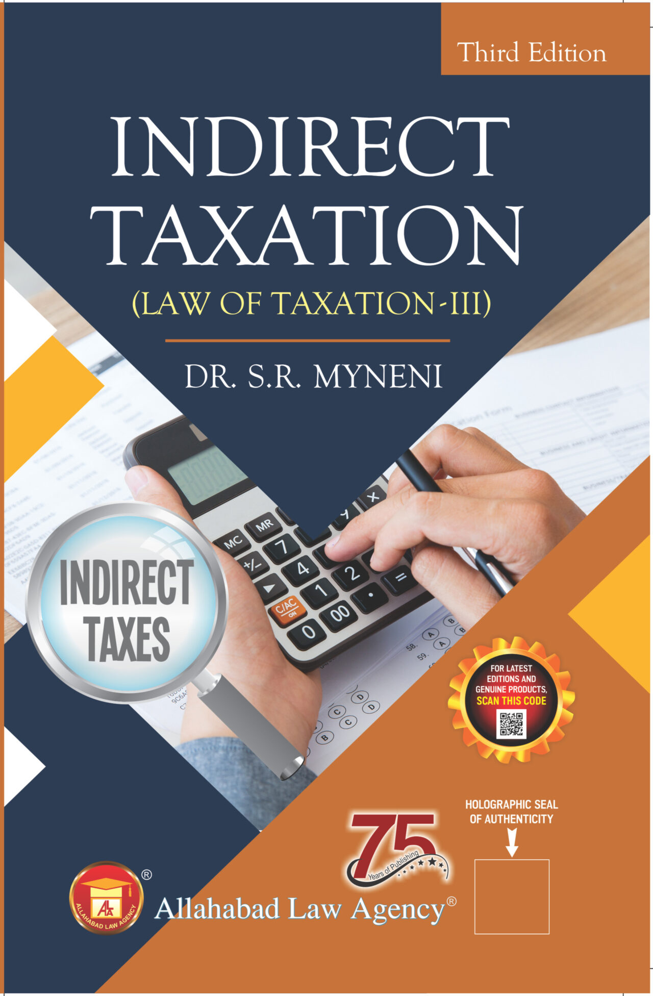 Indirect Taxation (Law Of Taxation-III) -Dr. S.R Myneni