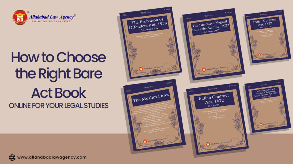 How to Choose the Right Bare Act Book Online for Your Legal Studies