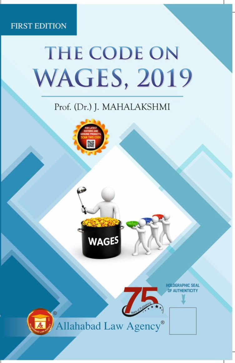 The Code On Wages,2019-Prof.(Dr.) J. Mahalakshmi