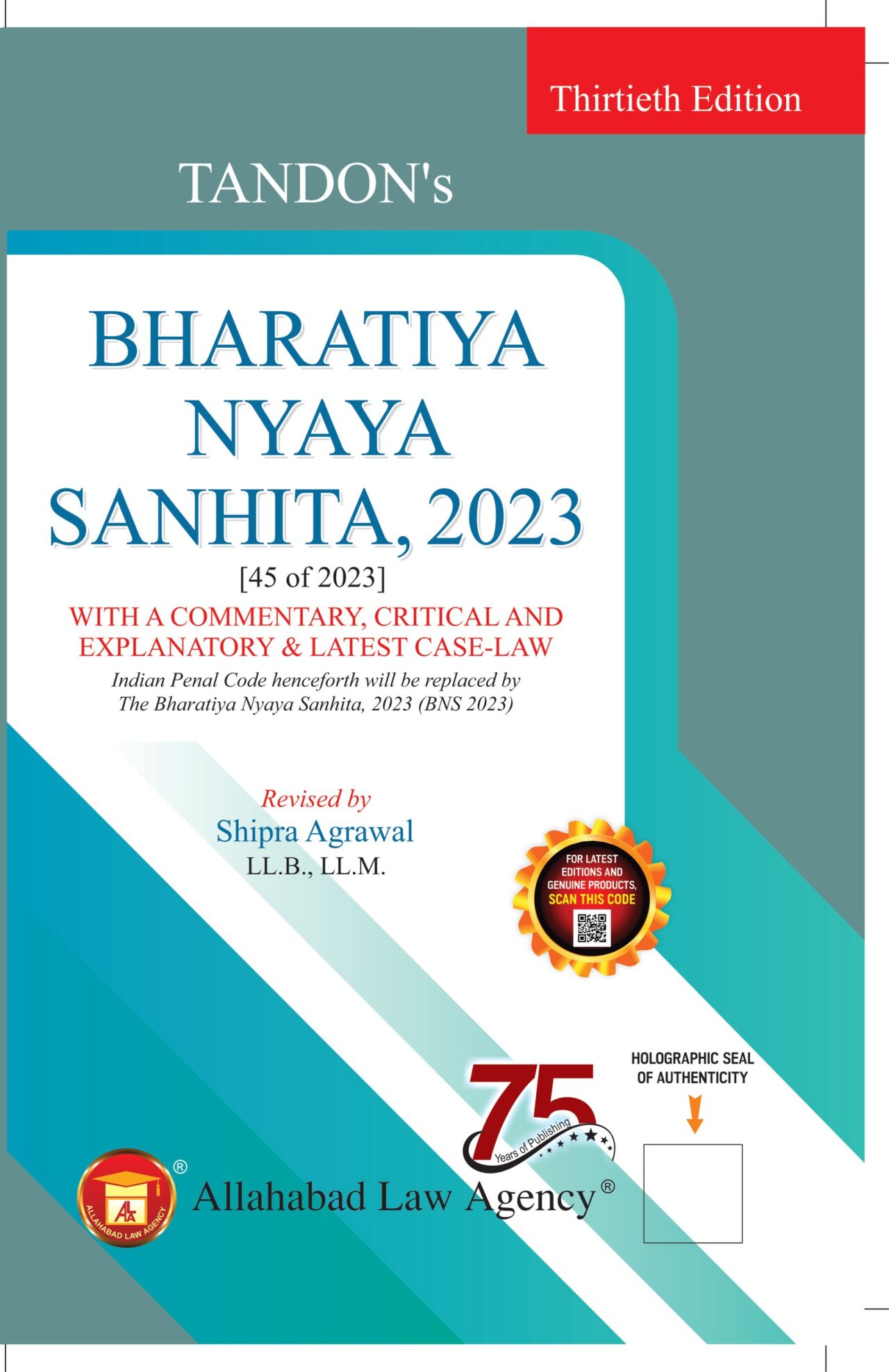 Bharatiya Nyaya Sanhita, 2023 - M.P. Tandon