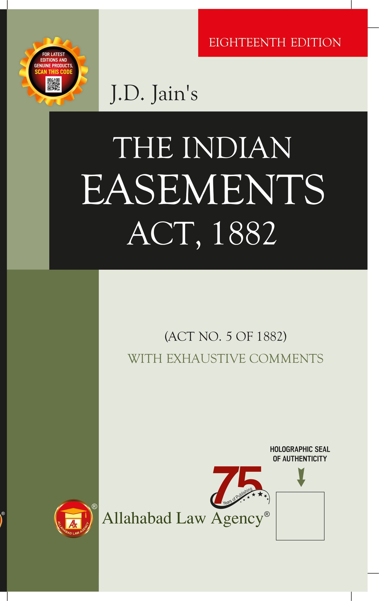 The Indian Easements Act 1882 -J.D. Jain