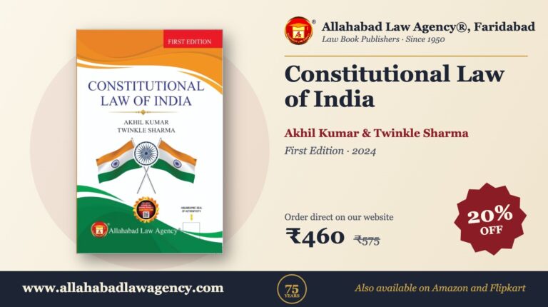 Constitutional Law of India by Akhil Kumar & Twinkle Sharma - First Edition · 2024 - Allahabad Law Agency, Faridabad